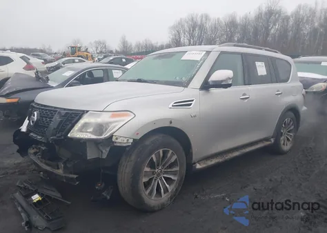 2018 Nissan Armada Sl z USA, uszkodzony, nr VIN JN8AY2NC1J9555309